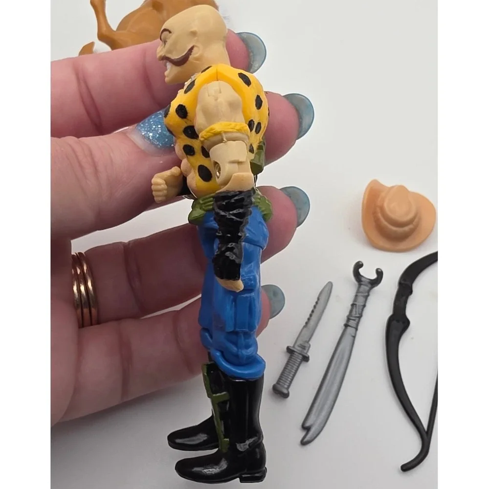 Hasbro G.I. Joe Action Figure 3.75in Multi Good 1989 Gnawgahyde Dreadnok